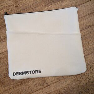 Large Dermstore Faux Leather Makeup Bag